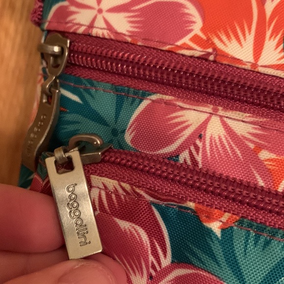 Baggallini Horizon floral print colorful crossbody bag RFID wallet organizer EUC - Picture 8 of 15